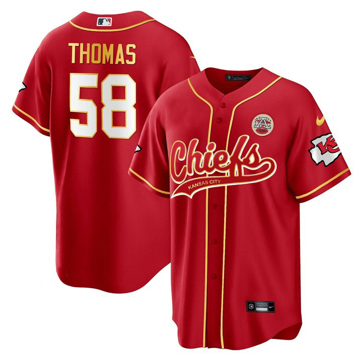 NFL Men’s Derrick Thomas Kansas City Jersey - Red