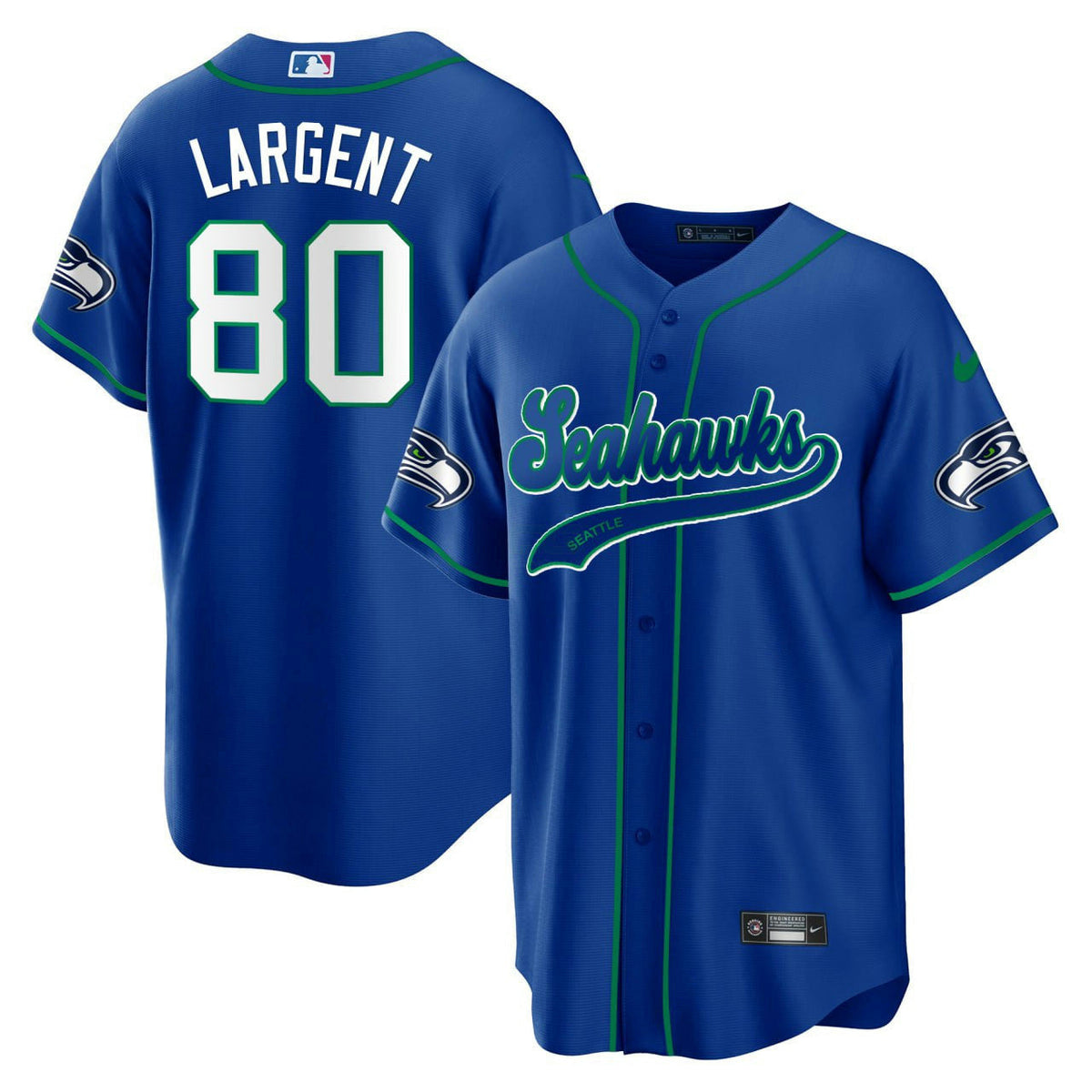 NFL Men’s Seatle Largent Throwback Jersey