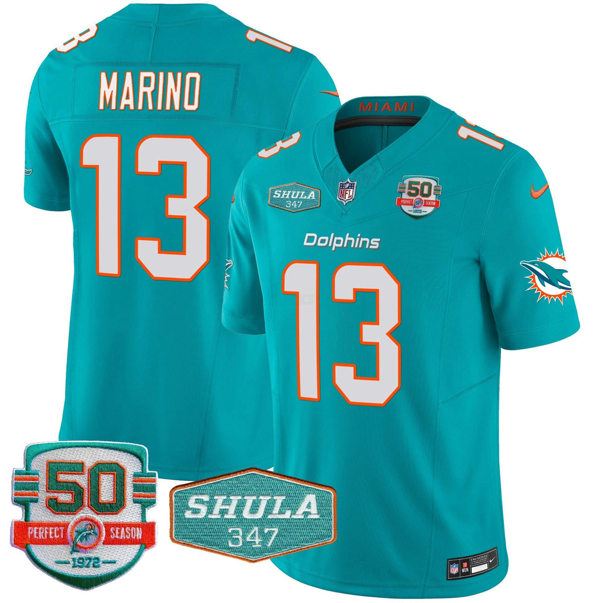 NFL Men’s Shula 347 Patch Vapor Jersey