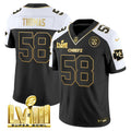 NFL Men’s Super Bowl LVIII Gold Patch Vapor Jersey V4