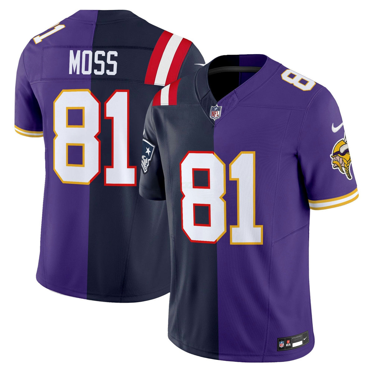 NFL Randy Moss Split Vapor Limited Jersey