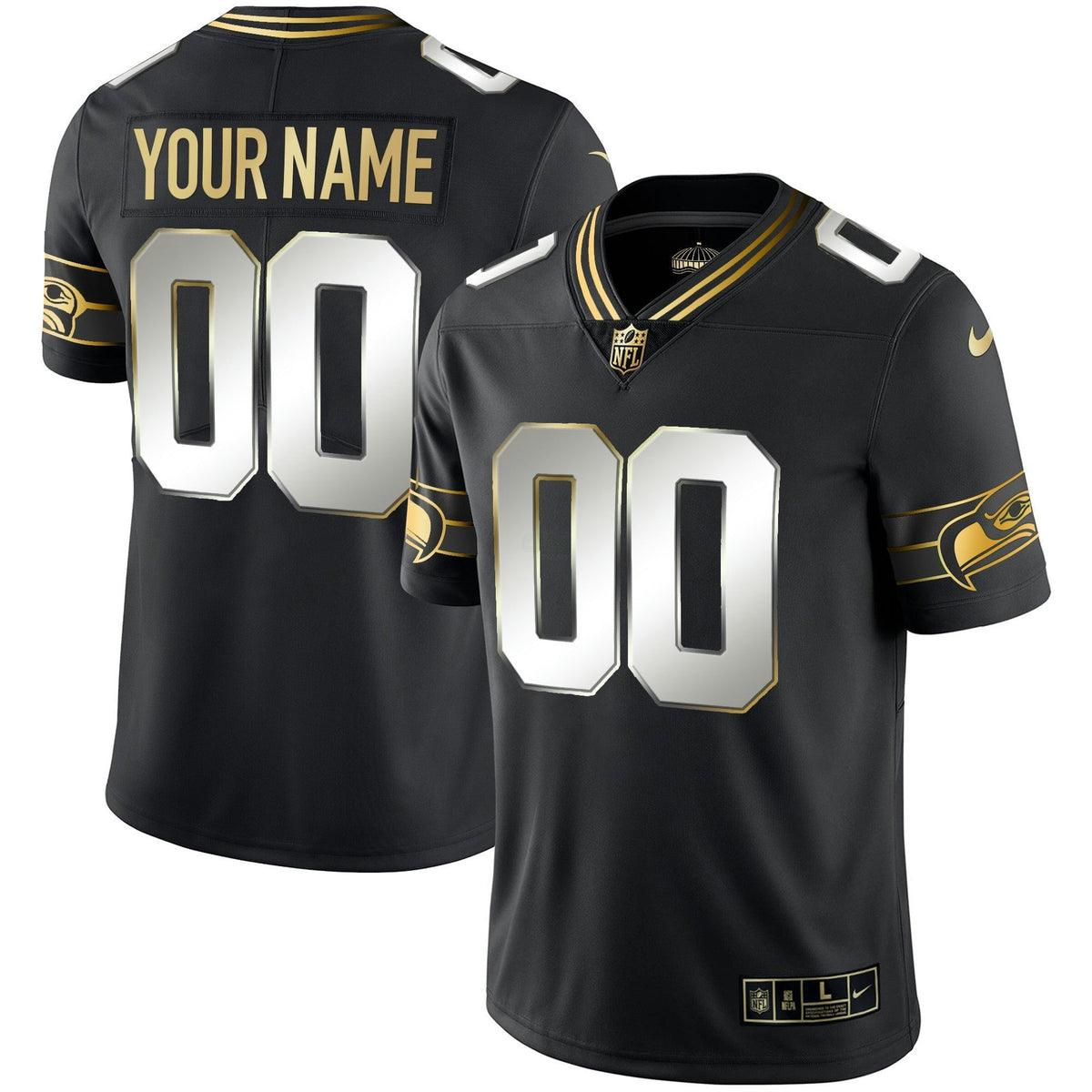 NFL Throwback & Gold Jersey V2