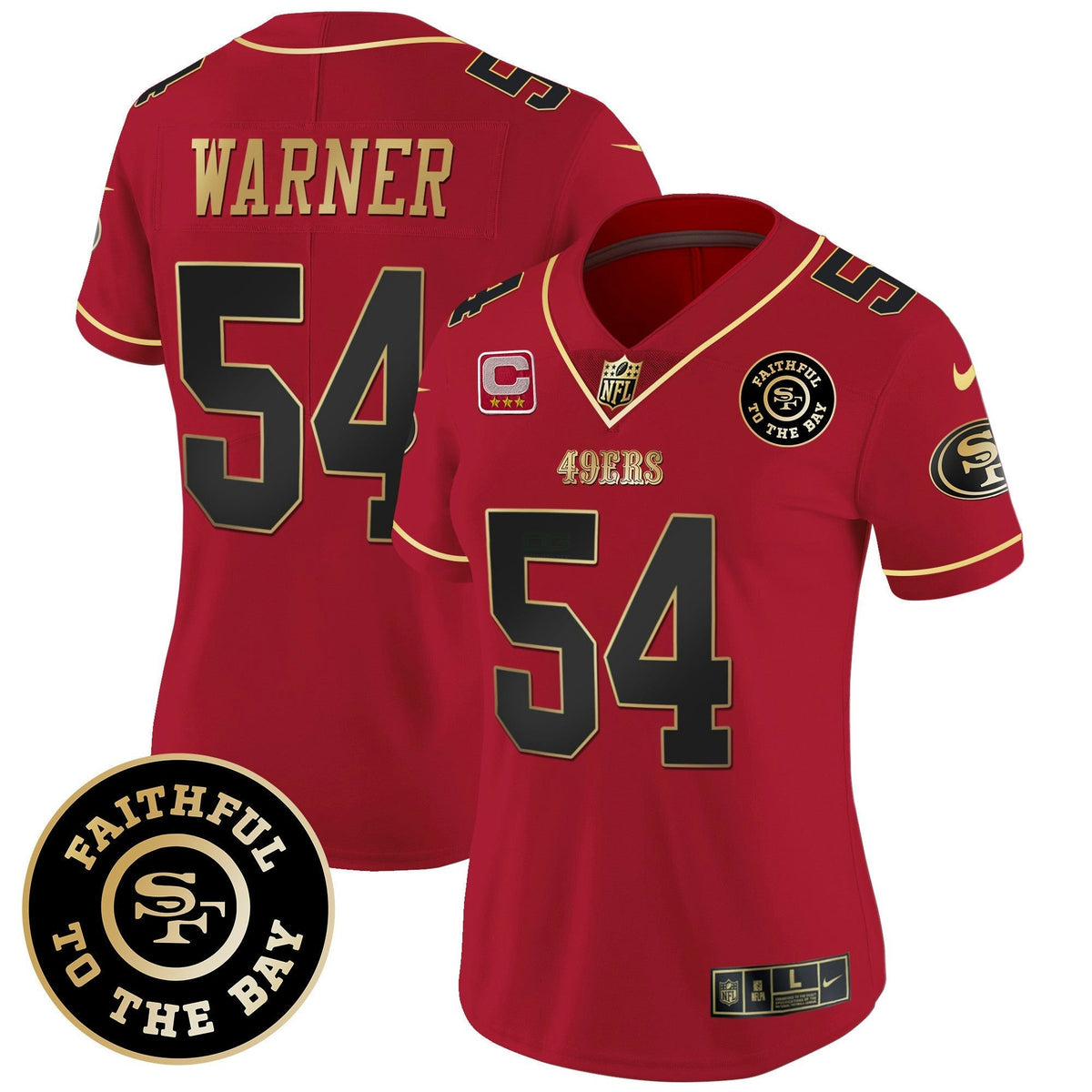 NFL Women’s Faithful To The Bay Patch Vapor Limited Jersey V7