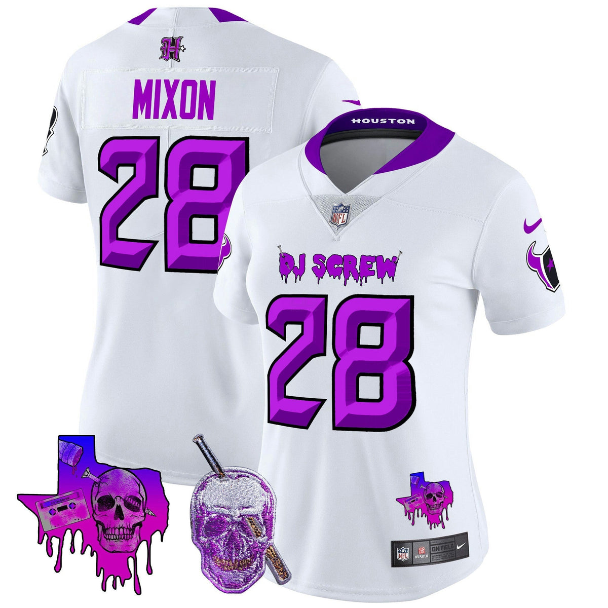 NFL Women’s Houston DJ Screw Vapor Limited Jersey