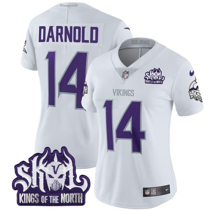 NFL Women’s Minnesota King Of The North Patch Throwback Vapor Limited Jersey