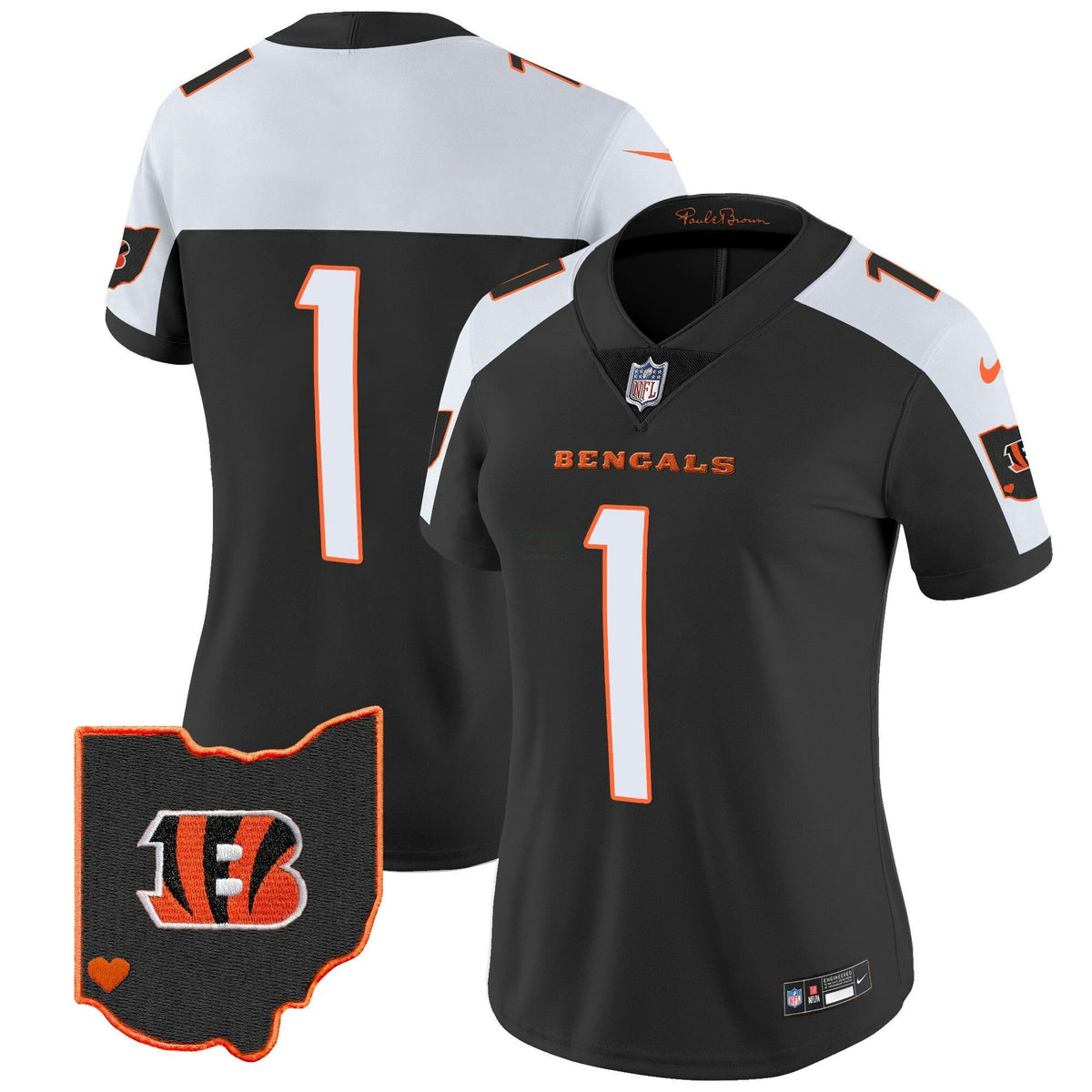 NFL Women’s Ohio Patch Vapor Limited Jersey