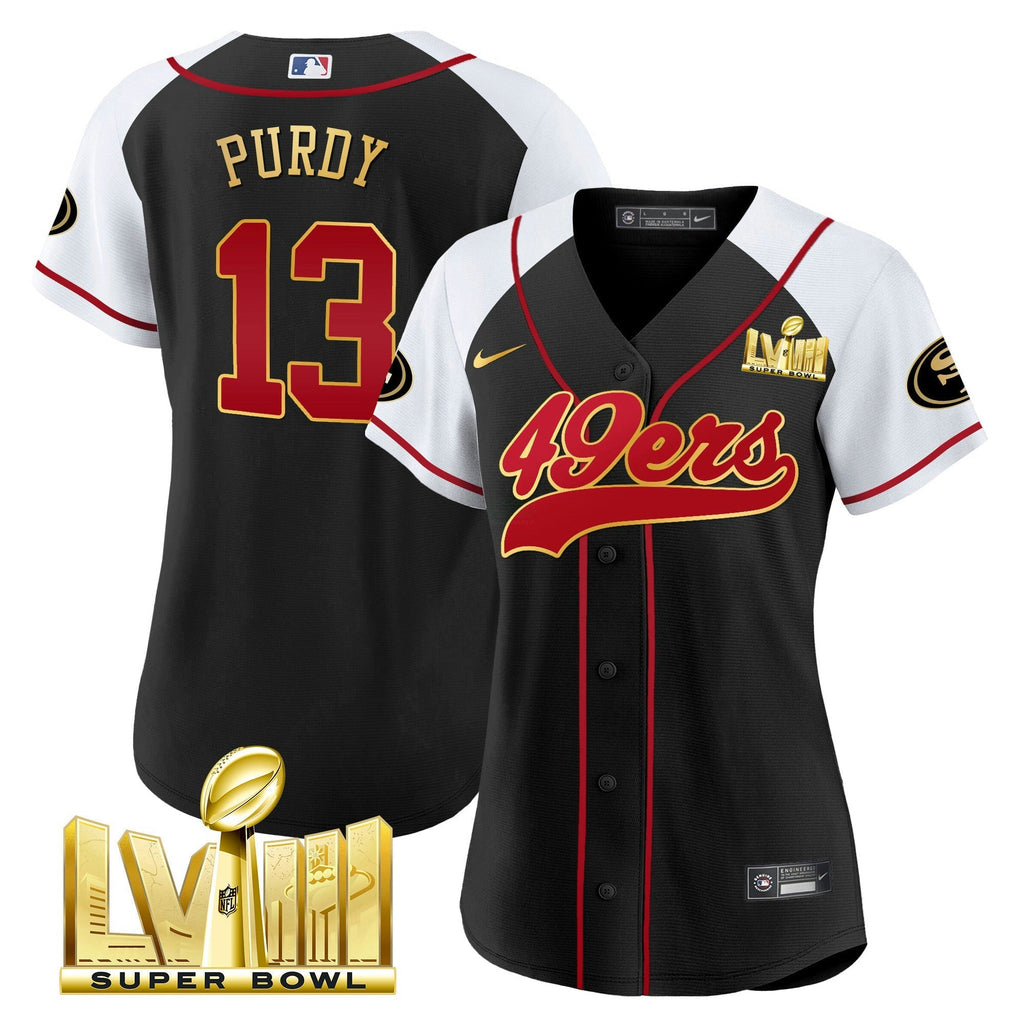 NFL Women’s Super Bowl LVIII Gold Patch Jersey