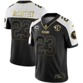 Jersey NFL Youth’s 75th Anniversary Patch White Gold & Black Gold
