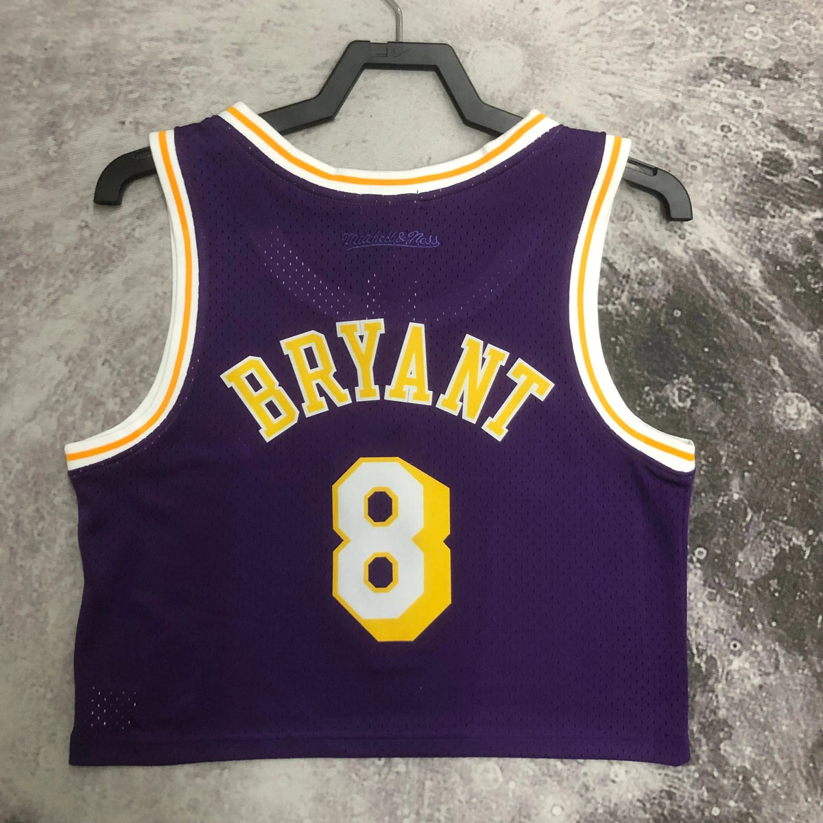 Jersey Cropped Kobe Bryant Los Angeles Lakers Mitchell & Ness Hardwood Classics Purple