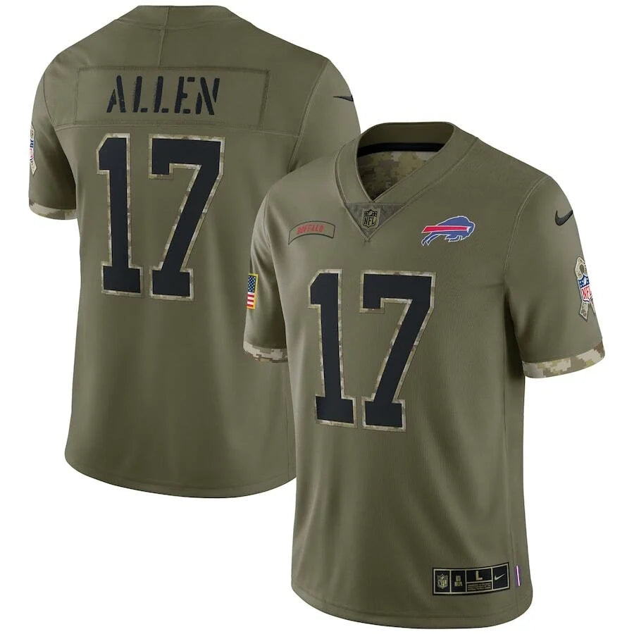 NFL Buffalo Bills Vapor Limited Jersey Salute To Service 2022
